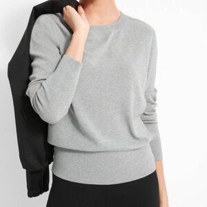 BR Banana Republic Standard gray long sleeve crew neck sweater size xl
